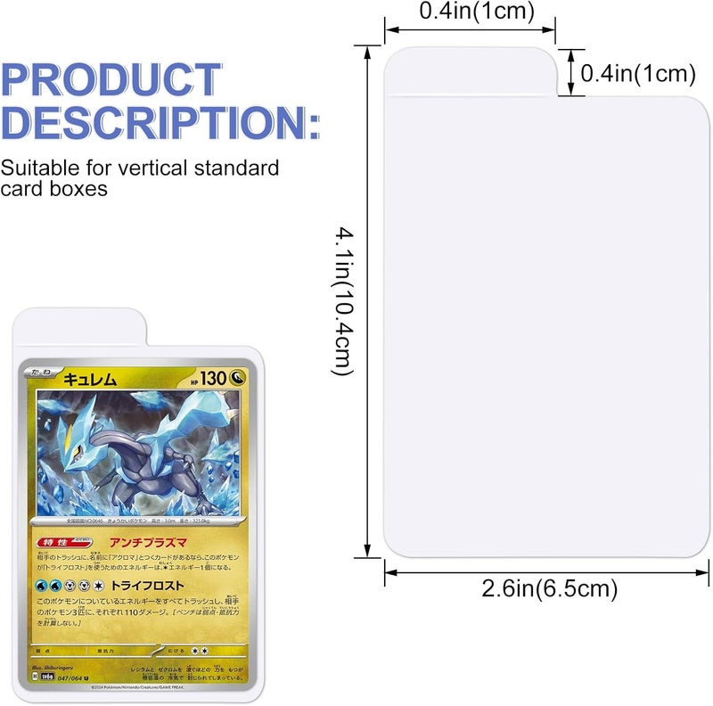 Guirnd 198PCS Trading Card Dividers, Paper Card Dividers, Standard Vertical Card Divider for MTG/Sports/Games Card Categorization and Management - White - Image 2
